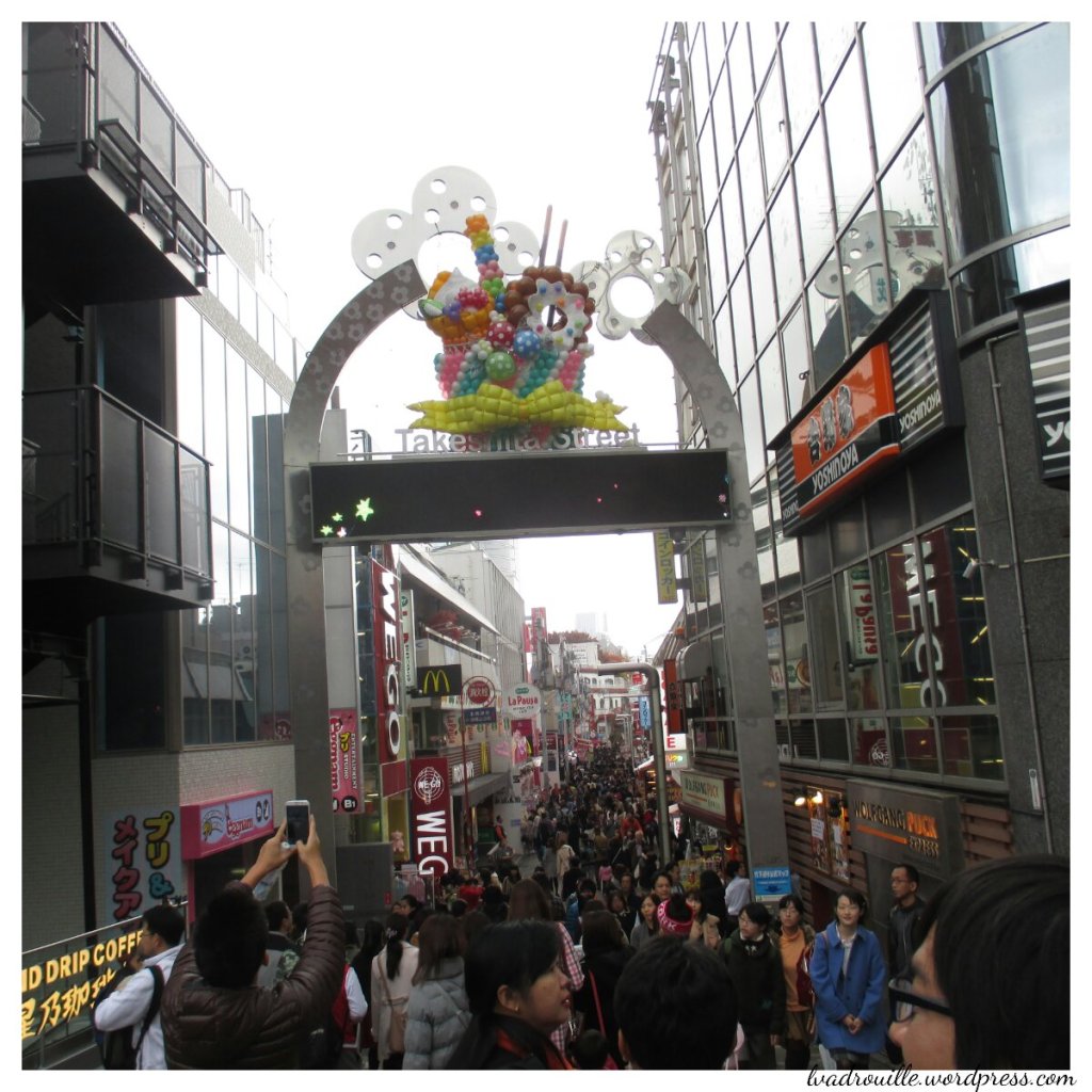 shopping street at tokyo